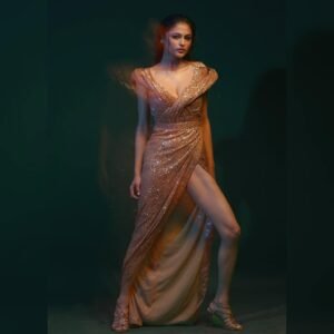 Bronze Allure Sequin Gown