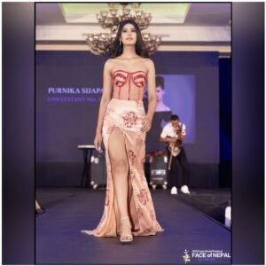 Blush & Scarlet Enchantress Gown